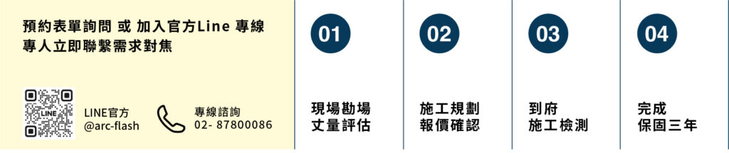 Arc-Flash預約施工